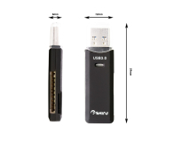 SHIRU SD, SDHC, MMC, RS-MMC (USB 3.0) - 248649 - zdjęcie 4